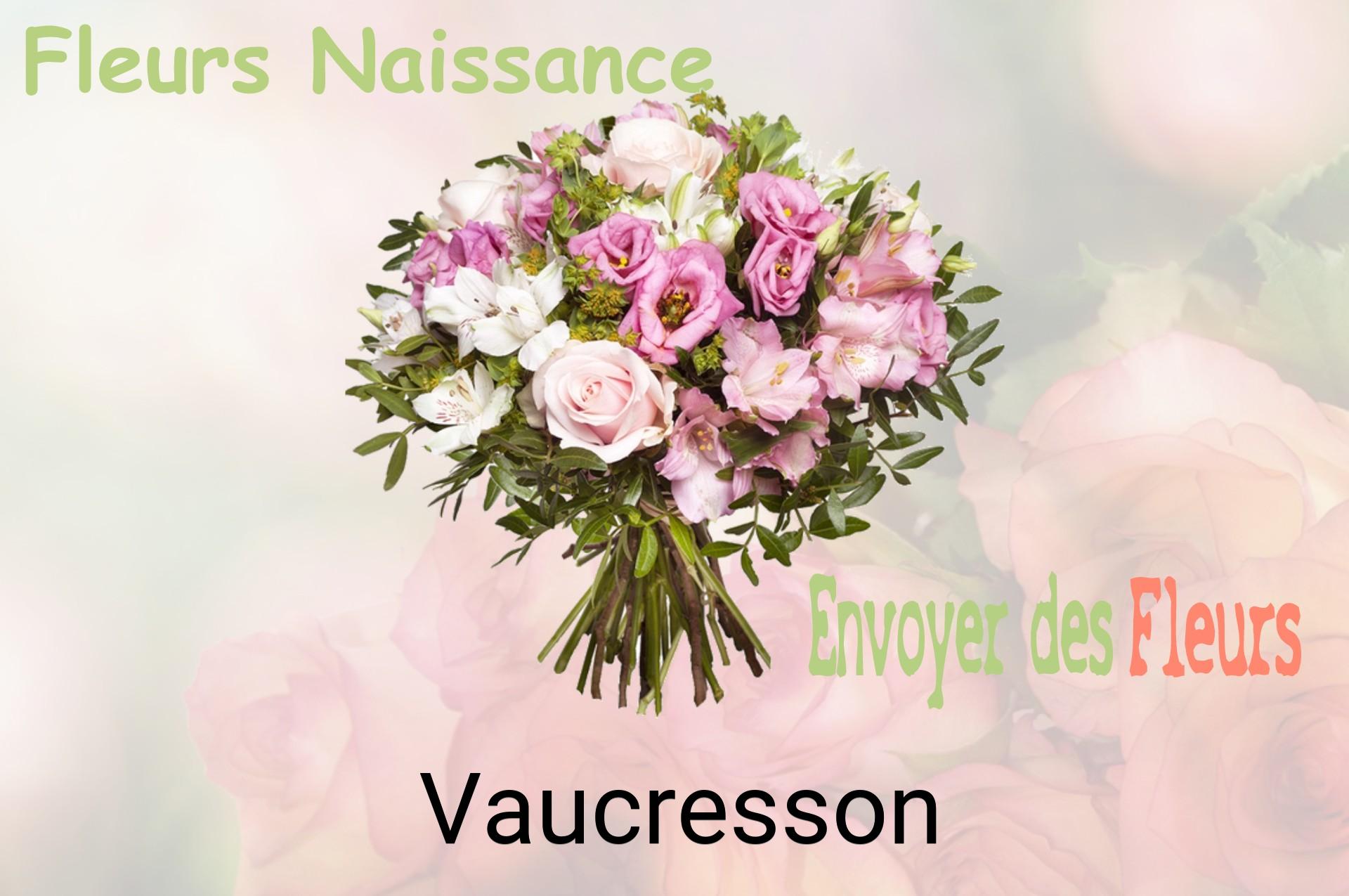 Bouquet de fleurs de naissance livré à Vaucresson